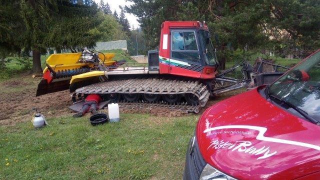 Posezónny servis PistenBully pre Hotel Partizán