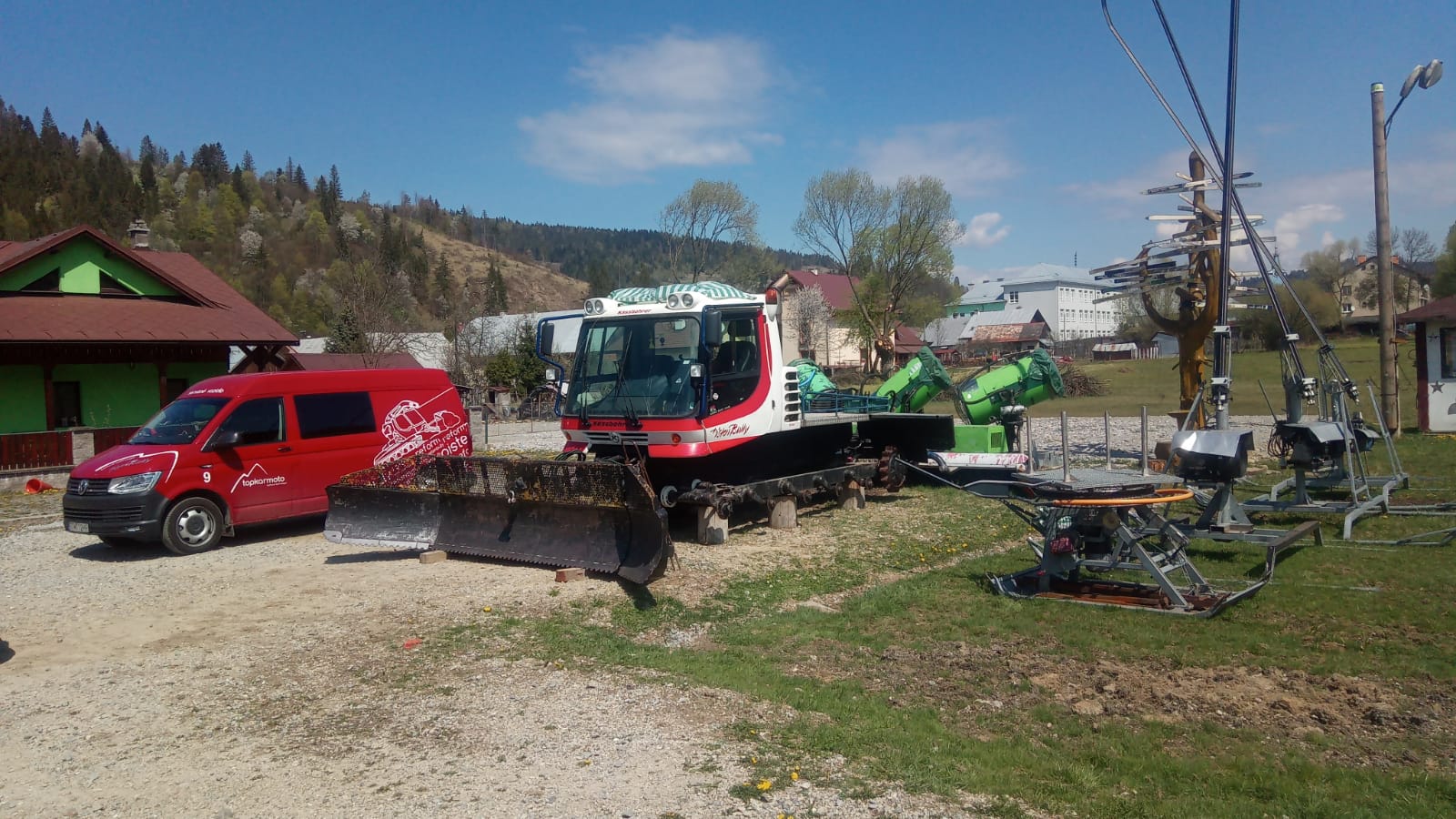 Posezónny servis PistenBully v Oščadnici