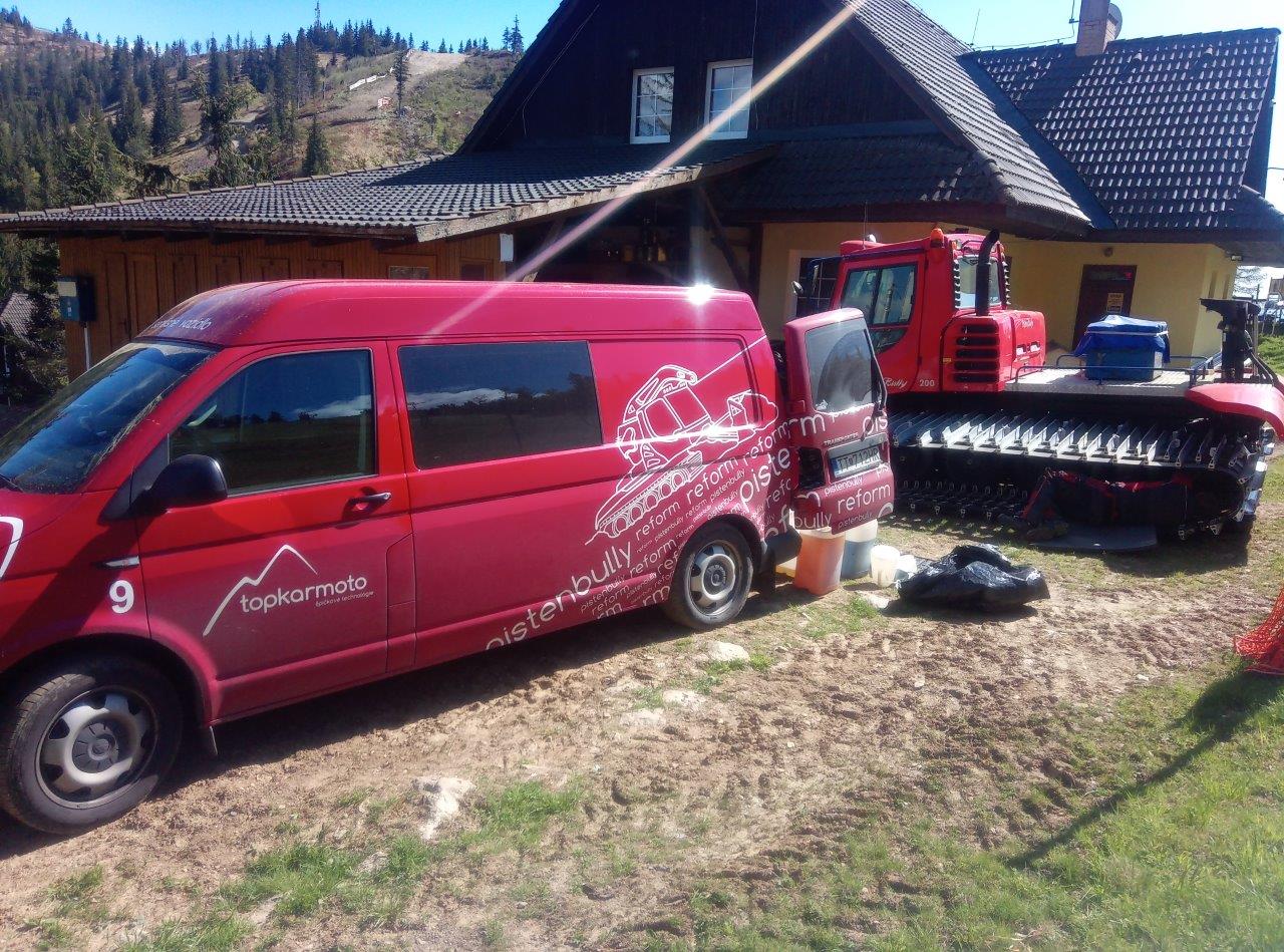 Posezónny servis PistenBully v Brezovici